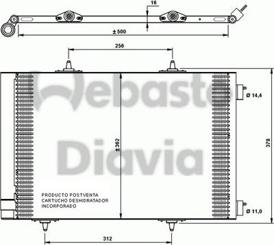 Webasto 82D0225642A - Lauhdutin, ilmastointilaite inparts.fi