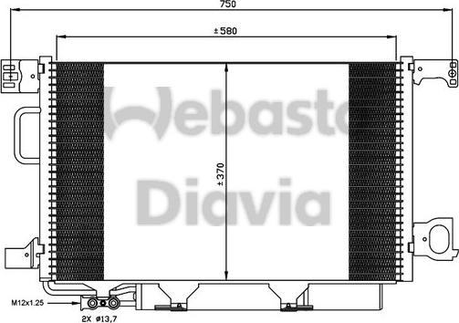 Webasto 82D0225657A - Lauhdutin, ilmastointilaite inparts.fi