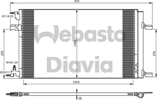 Webasto 82D0225684A - Lauhdutin, ilmastointilaite inparts.fi