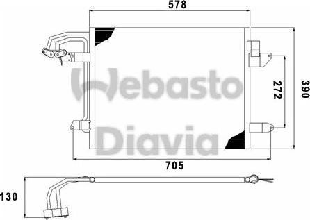 Webasto 82D0226191MA - Lauhdutin, ilmastointilaite inparts.fi