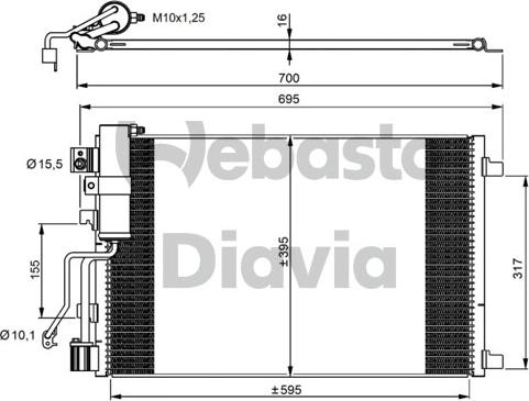 Webasto 82D0226290MA - Lauhdutin, ilmastointilaite inparts.fi