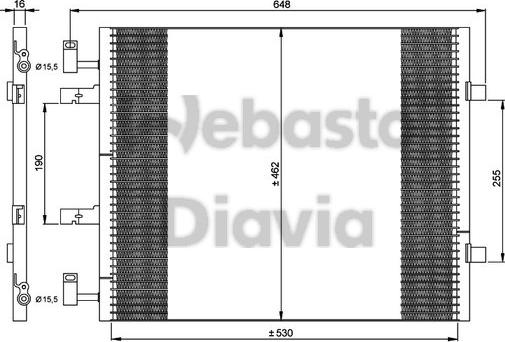 Webasto 82D0226265MA - Lauhdutin, ilmastointilaite inparts.fi