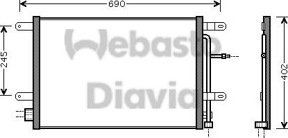 Webasto 82D0226209MA - Lauhdutin, ilmastointilaite inparts.fi