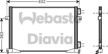 Webasto 82D0226203MA - Lauhdutin, ilmastointilaite inparts.fi