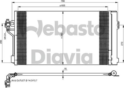 Webasto 82D0226279MA - Lauhdutin, ilmastointilaite inparts.fi