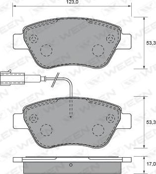 Magneti Marelli 603982 - Jarrupala, levyjarru inparts.fi