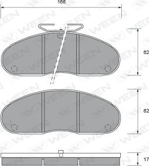 Valeo 9500014 - Jarrupala, levyjarru inparts.fi