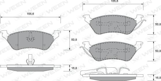 Ween 151-1545 - Jarrupala, levyjarru inparts.fi