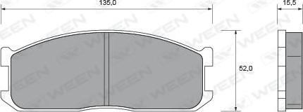 Ween 151-1533 - Jarrupala, levyjarru inparts.fi