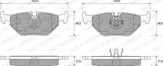 Ween 151-1644 - Jarrupala, levyjarru inparts.fi