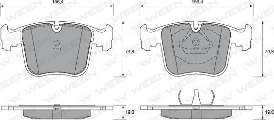 Ween 151-1650 - Jarrupala, levyjarru inparts.fi