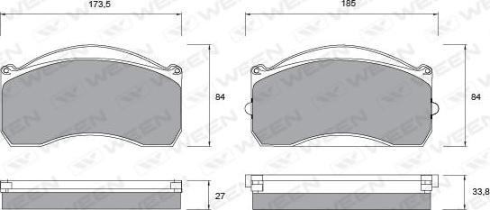 Ween 151-1061 - Jarrupala, levyjarru inparts.fi