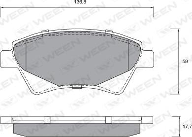 Ween 151-1149 - Jarrupala, levyjarru inparts.fi