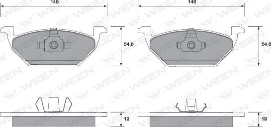 Ween 151-1124 - Jarrupala, levyjarru inparts.fi