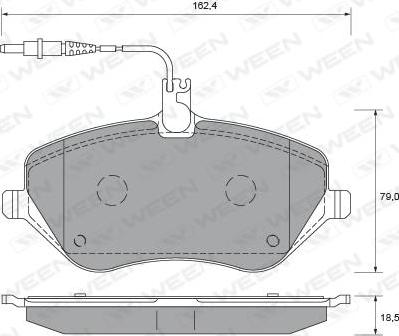 Magneti Marelli PF0885 - Jarrupala, levyjarru inparts.fi