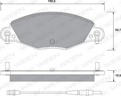 Ween 151-1283 - Jarrupala, levyjarru inparts.fi