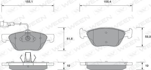 Ween 151-1716 - Jarrupala, levyjarru inparts.fi