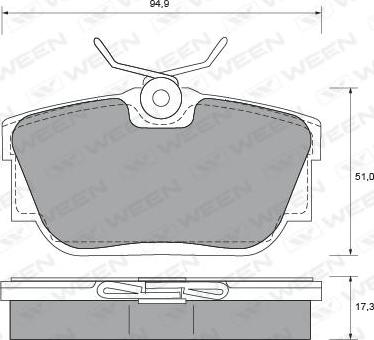 Textar 21055 17,3 1 4 T4078 - Jarrupala, levyjarru inparts.fi