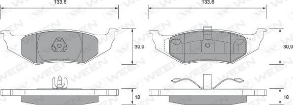 Ween 151-2495 - Jarrupala, levyjarru inparts.fi