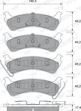 Ween 151-2441 - Jarrupala, levyjarru inparts.fi