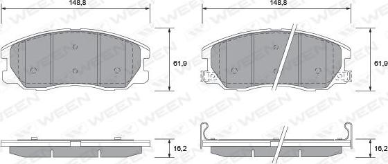 Ween 151-2595 - Jarrupala, levyjarru inparts.fi