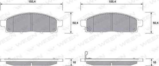 Ween 151-2592 - Jarrupala, levyjarru inparts.fi