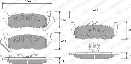 Ween 151-2506 - Jarrupala, levyjarru inparts.fi