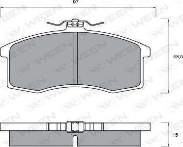 Ween 151-2609 - Jarrupala, levyjarru inparts.fi