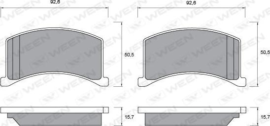 Ween 151-2610 - Jarrupala, levyjarru inparts.fi