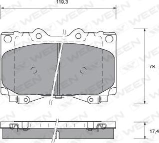 Japanparts J PA-268AF - Jarrupala, levyjarru inparts.fi