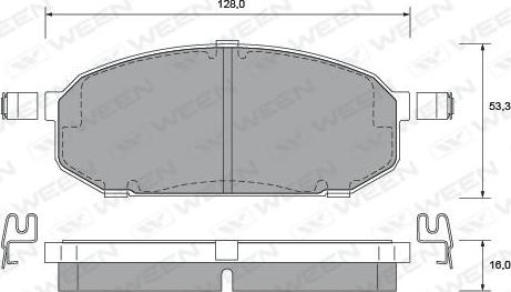 HELLA 8DB 355 016-931 - Jarrupala, levyjarru inparts.fi