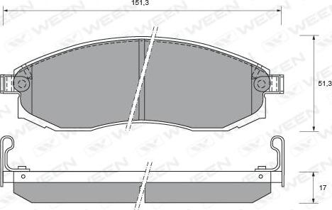 Triscan 40222251 - Jarrupala, levyjarru inparts.fi