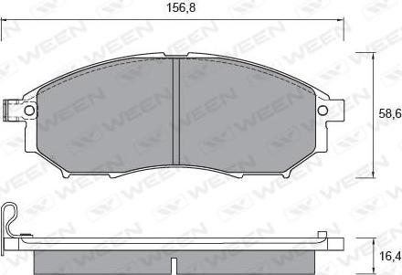 Ween 151-2354 - Jarrupala, levyjarru inparts.fi