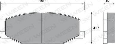 Ween 151-2387 - Jarrupala, levyjarru inparts.fi