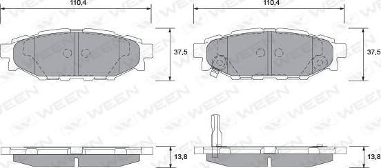 Ween 151-2336 - Jarrupala, levyjarru inparts.fi