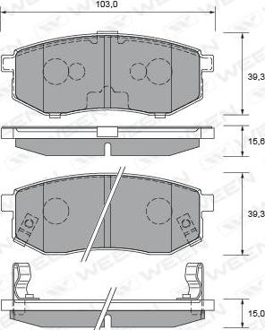 Maxgear 19-1522 - Jarrupala, levyjarru inparts.fi