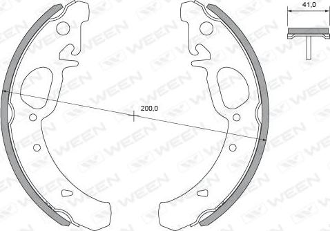 Ween 152-2470 - Jarrukenkäsarja inparts.fi