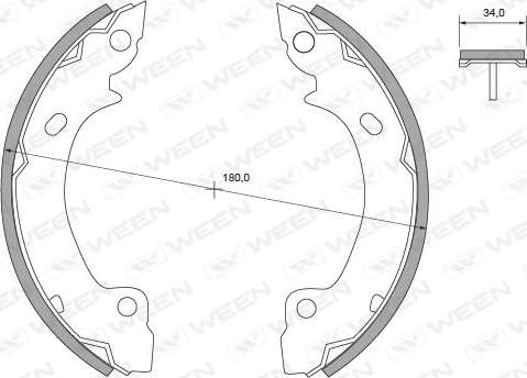 Ween 152-2379 - Jarrukenkäsarja inparts.fi