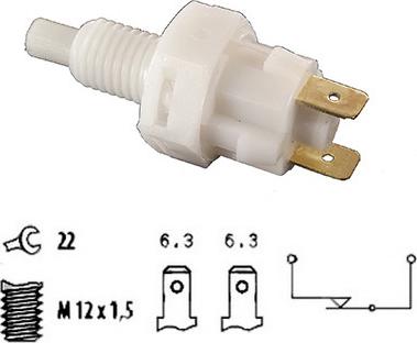 WE PARTS 411630003 - Jarruvalokatkaisin inparts.fi