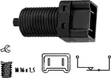 WE PARTS 411630013 - Jarruvalokatkaisin inparts.fi