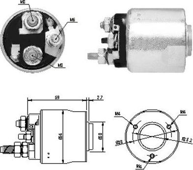 WE PARTS 471480063 - Magneettikytkin, käynnistin inparts.fi