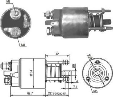 WE PARTS 471480081 - Magneettikytkin, käynnistin inparts.fi