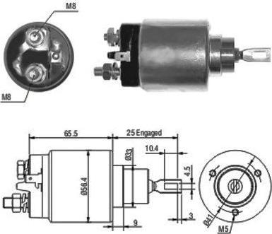 WE PARTS 471480074 - Magneettikytkin, käynnistin inparts.fi