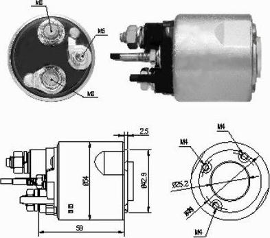 WE PARTS 471480159 - Magneettikytkin, käynnistin inparts.fi