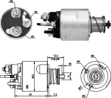 WE PARTS 471480169 - Magneettikytkin, käynnistin inparts.fi