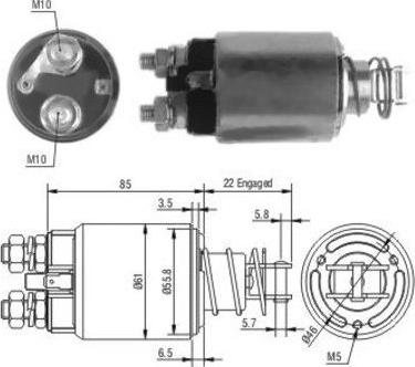 WE PARTS 471480185 - Magneettikytkin, käynnistin inparts.fi