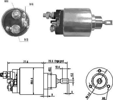 WE PARTS 471480130 - Magneettikytkin, käynnistin inparts.fi