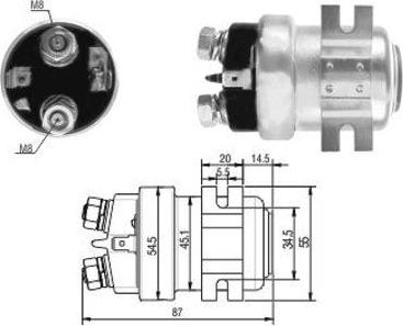 WE PARTS 471480348 - Magneettikytkin, käynnistin inparts.fi