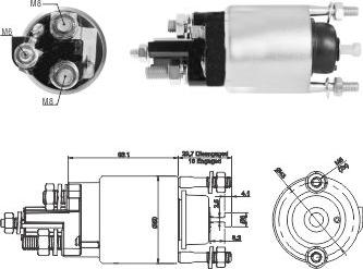 WE PARTS 471480230 - Magneettikytkin, käynnistin inparts.fi