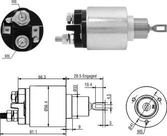 WE PARTS 471480238 - Magneettikytkin, käynnistin inparts.fi